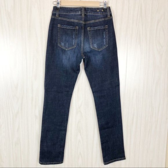 Cabi | Dark Wash High Straight Jeans Size 2 - Picture 2 of 6